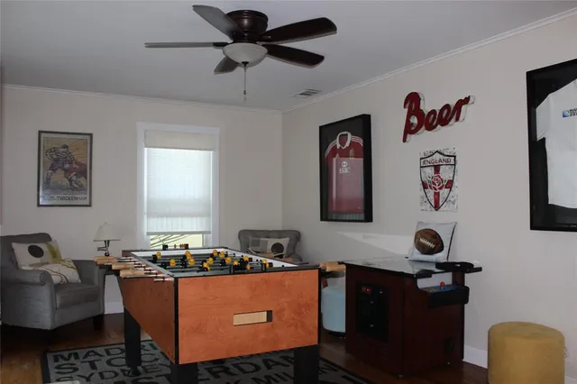 a room with furniture and window