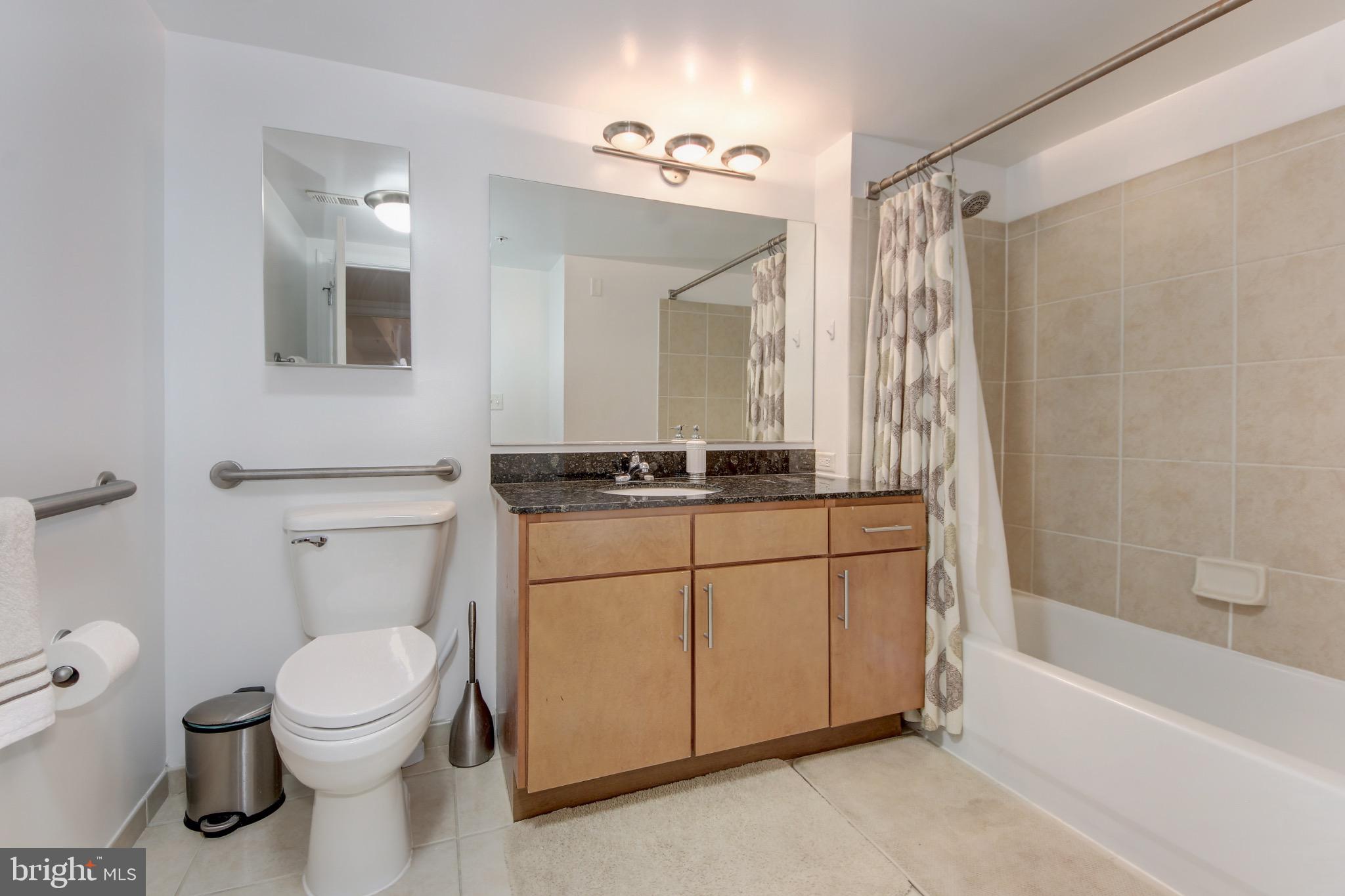915 E Street Northwest, Unit 505 Washington, DC 20004 - Photo 20 of 35 Bathroom located just off bedroom