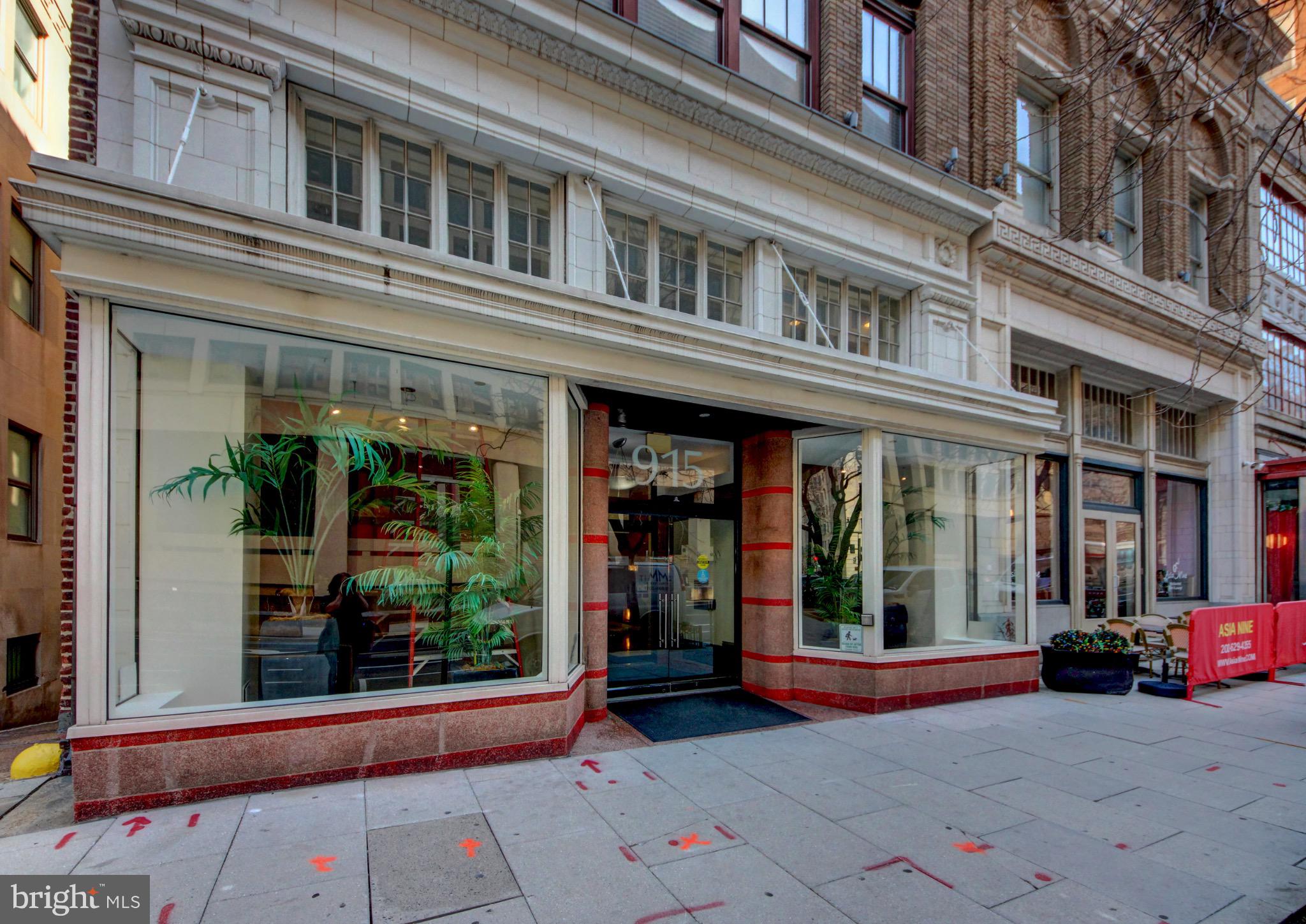 915 E Street Northwest, Unit 505 Washington, DC 20004 - Photo 2 of 35 Welcoming entrance to The Artisan building