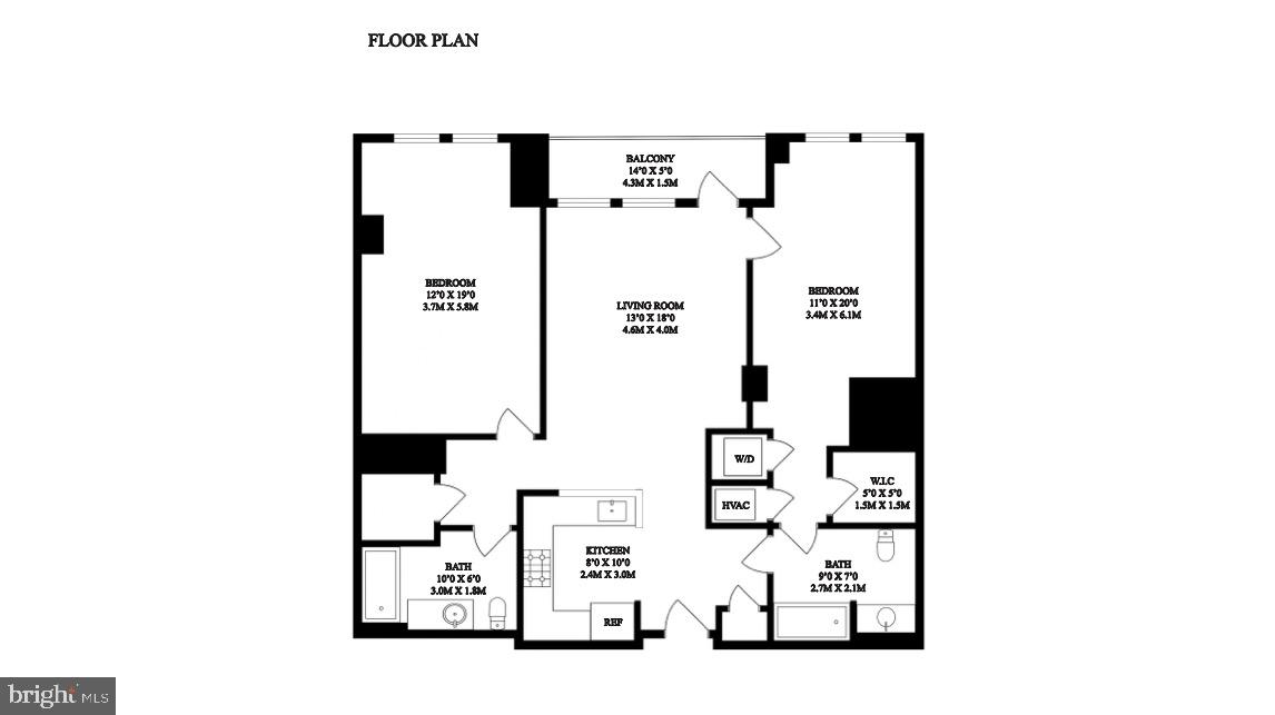 915 E Street Northwest, Unit 505 Washington, DC 20004 - Photo 35 of 35 Spacious floor plan with modern layout