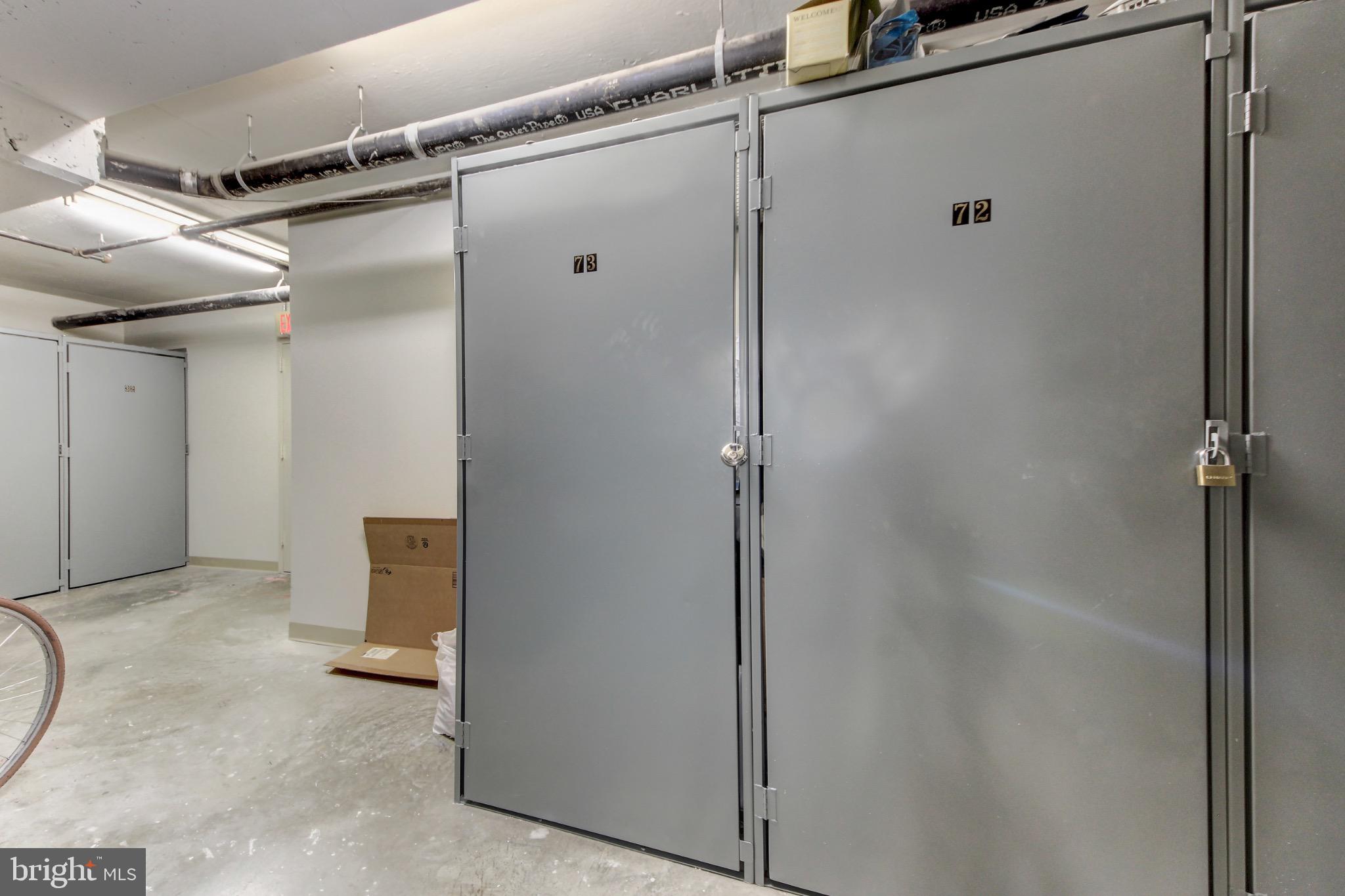 915 E Street Northwest, Unit 505 Washington, DC 20004 - Photo 28 of 35 Separate and secure storage unit