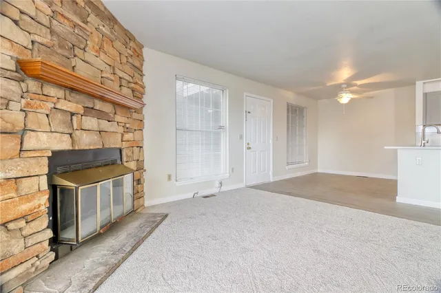 a view of an empty room