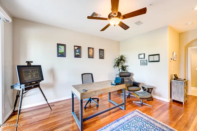 a very nice looking room with a large window