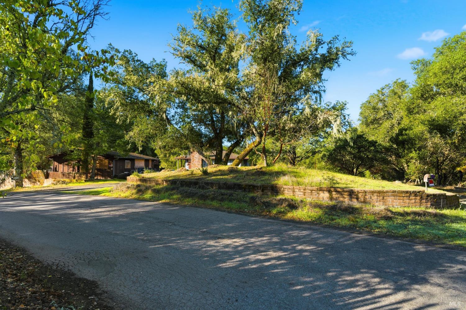 5140 Sharp Road Calistoga, CA 94515 - Photo 25 of 28 a view of swimming pool with large trees
