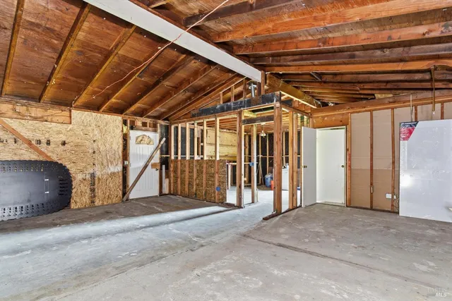 a view of an empty room