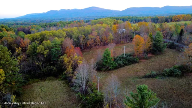 a view of lake with mountain