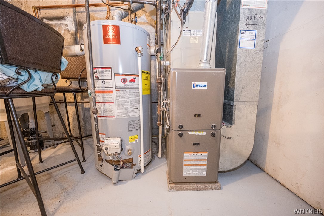 930 Hopkins Road, Unit E Amherst, NY 14221 - Photo 37 of 47 Basement storage/ Mechanical Room