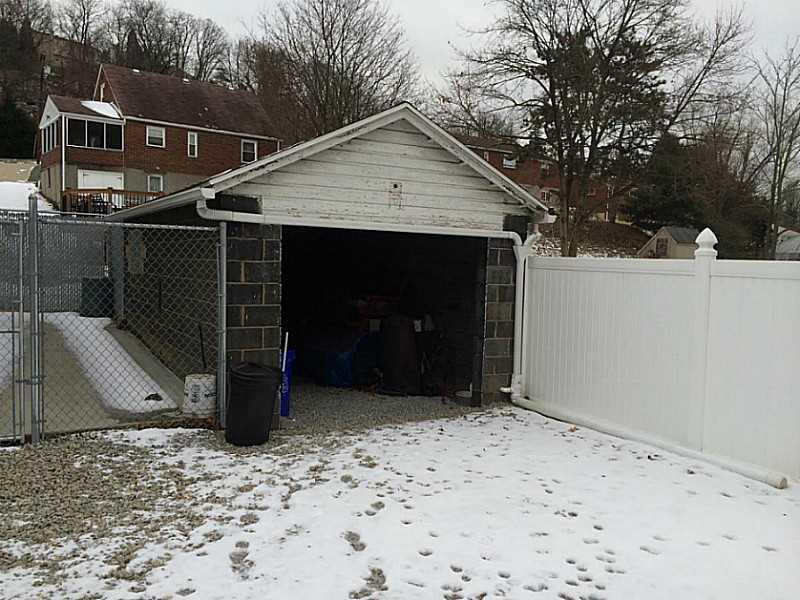 822 Bower Hill Road Bridgeville, PA 15017 - Photo 21 of 24 Parking Lot/Garage. Additional Garage