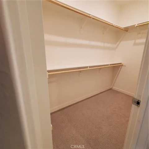 a close view of closet