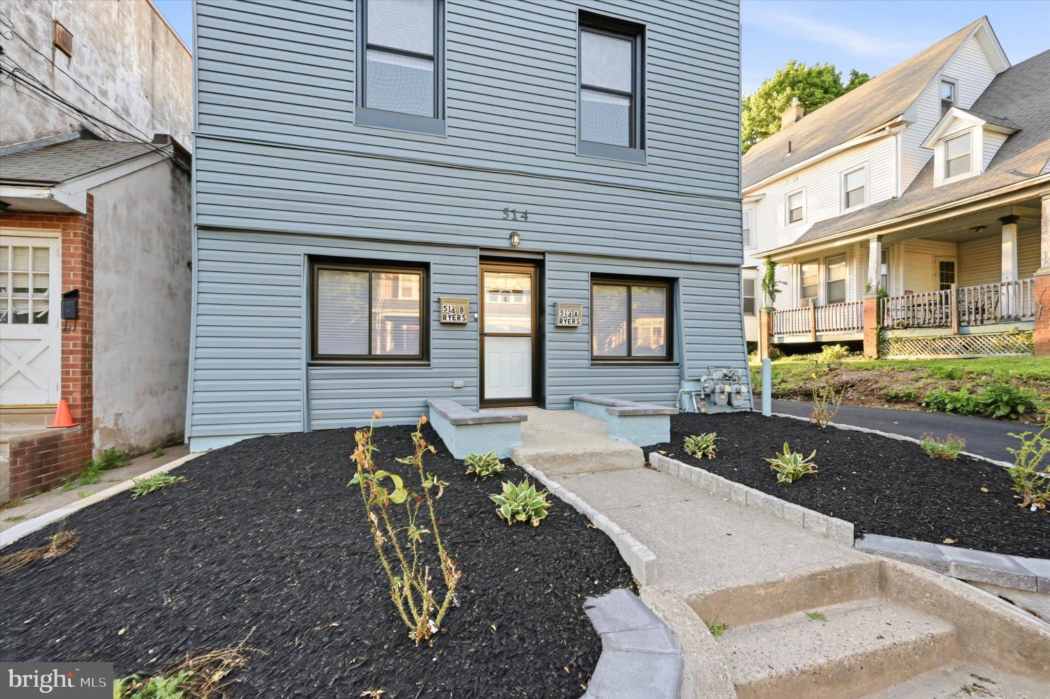 514 Ryers Avenue, Unit B Cheltenham, PA 19012 - Photo 3 of 21 Charming blue duplex with modern appeal.