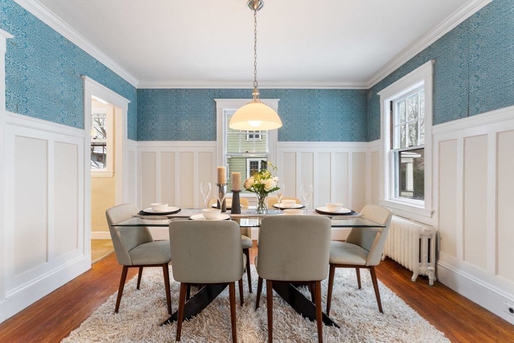 10 Hinckley Road Newton, MA 02468 - Photo 12 of 41 a dining room with furniture and window