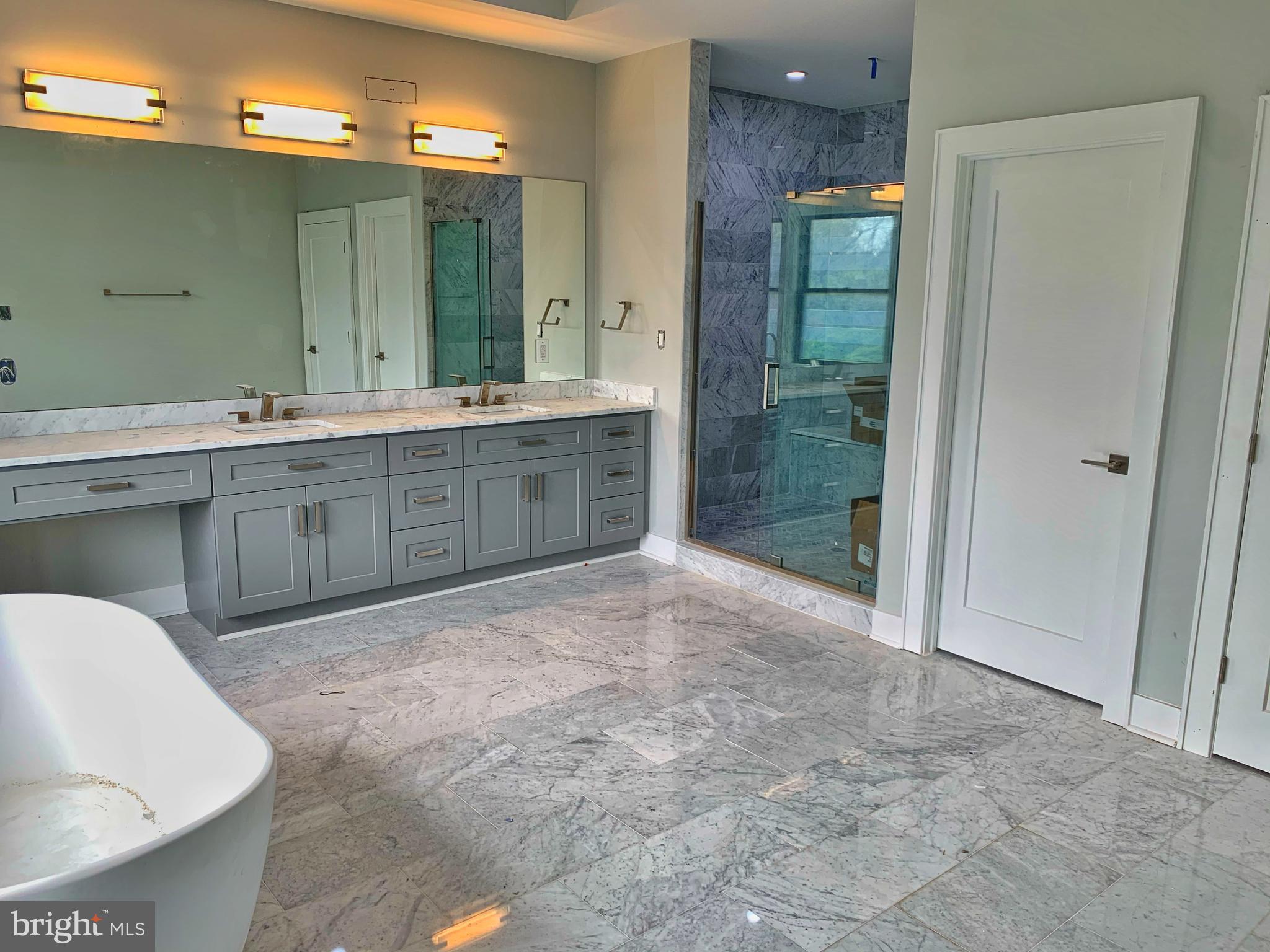 6809 Rosemont Drive McLean, VA 22101 - Photo 12 of 20 Double Vanity Modern Bathroom