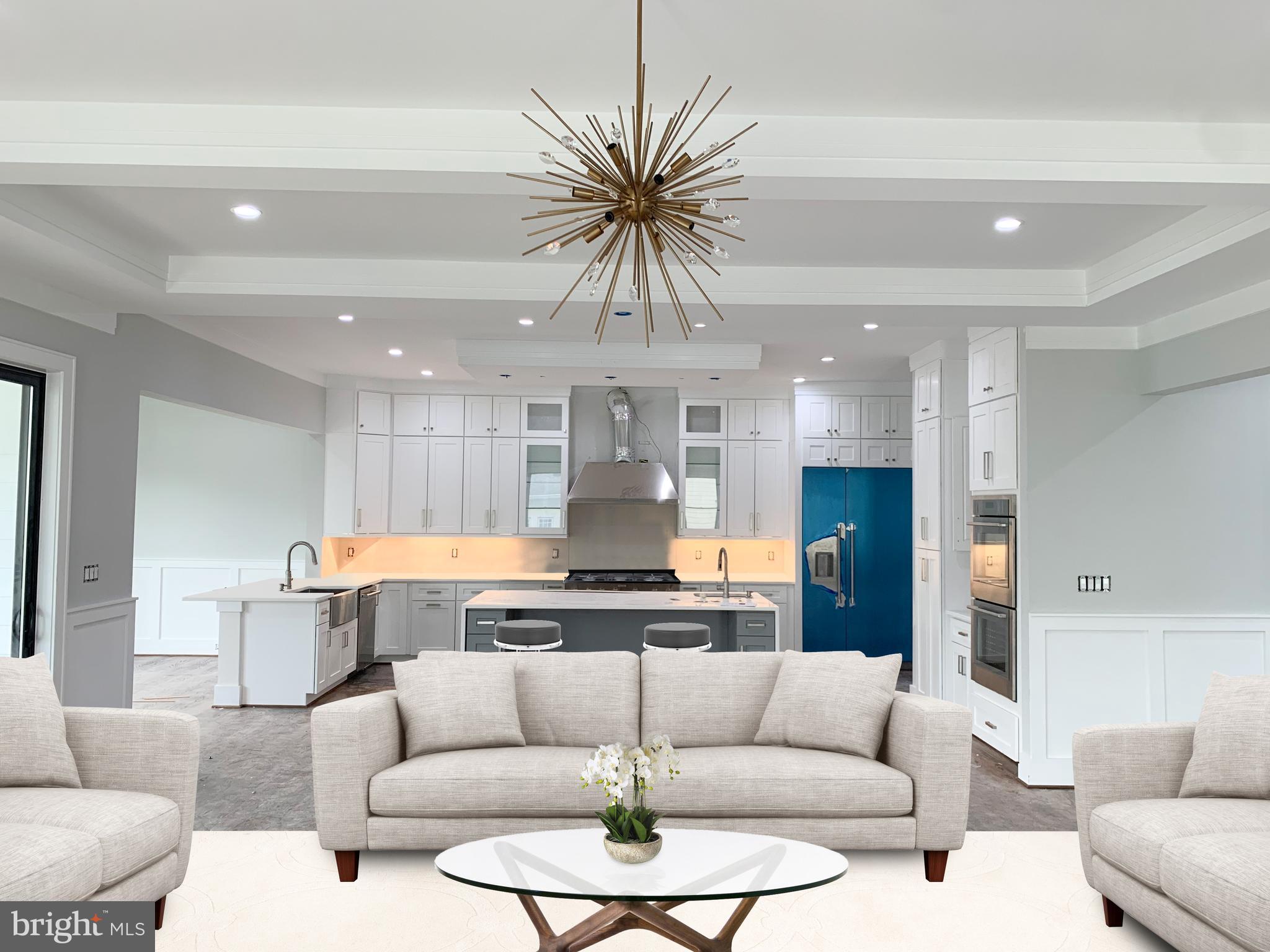 6809 Rosemont Drive McLean, VA 22101 - Photo 7 of 20 Open-Space Family Room and Gourmet Kitchen