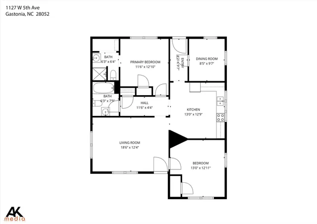 $1,500 | 1127 West 5th Avenue, Gastonia, NC 28052