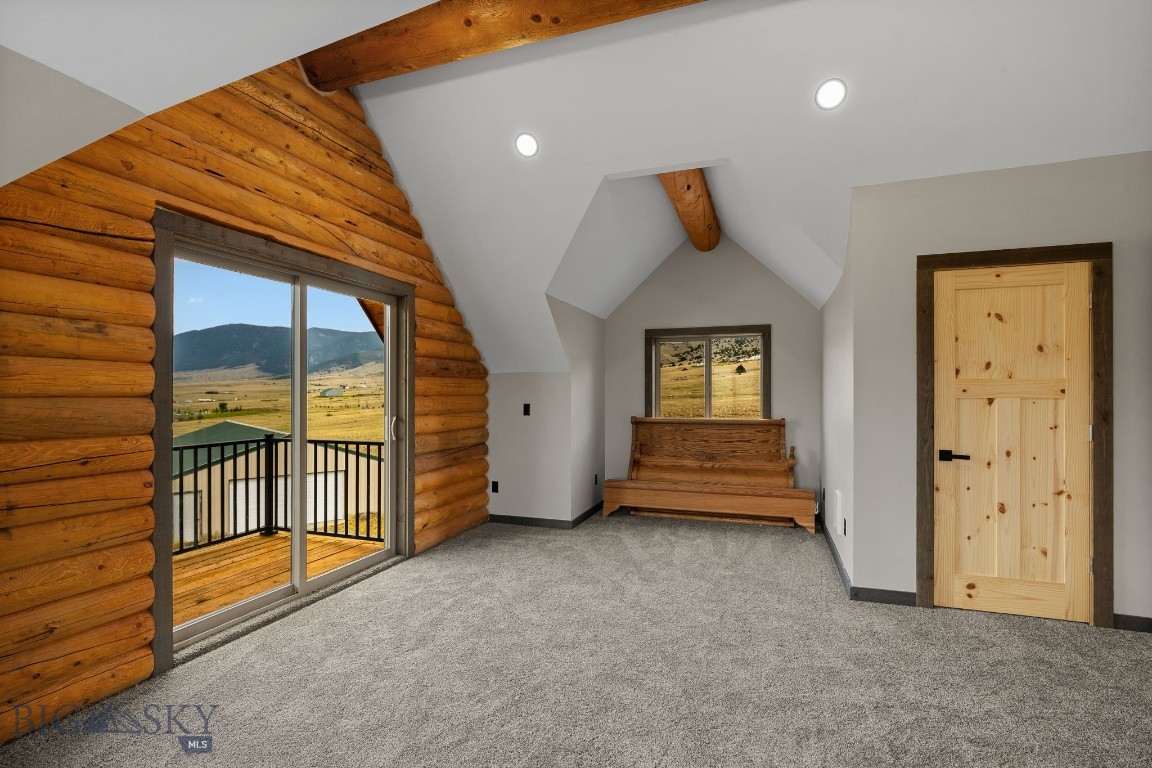 160 Wapiti Road Whitehall, MT 59759 - Photo 41 of 57 Guest bedroom 1 with balcony