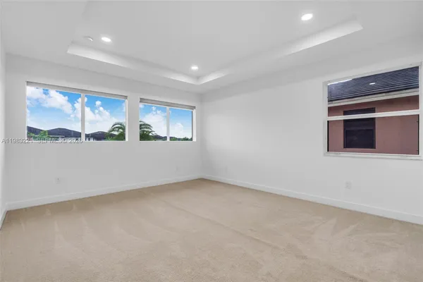a view of an empty room