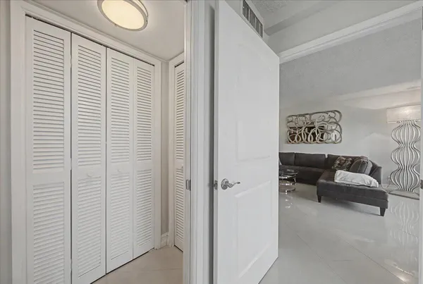 a very nice looking room with a large window