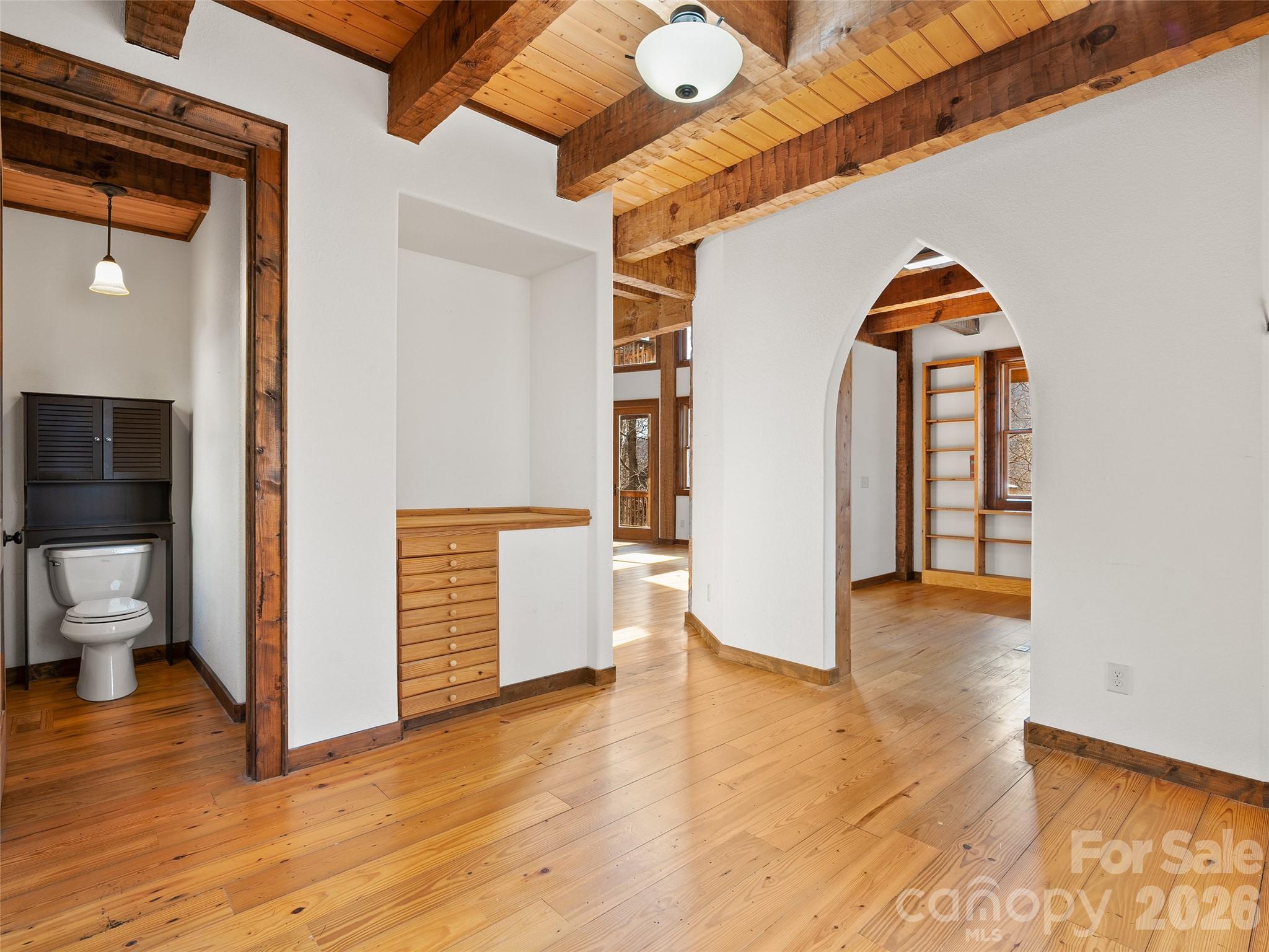 173 Heavenview Point Maggie Valley, NC 28751 - Photo 30 of 47 a view of empty room with wooden floor