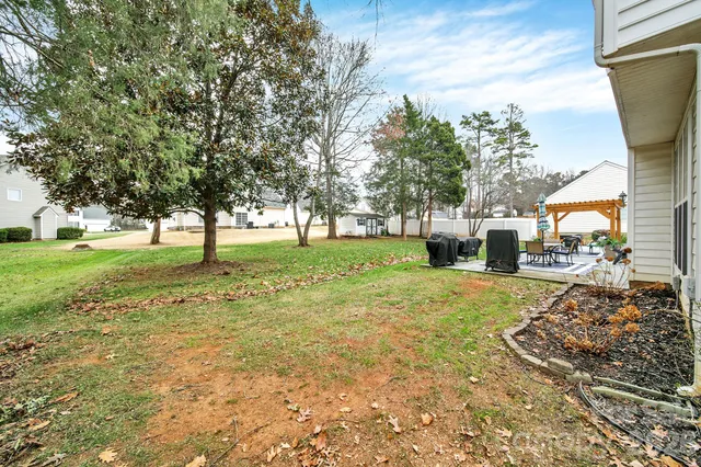 a view of yard with tree