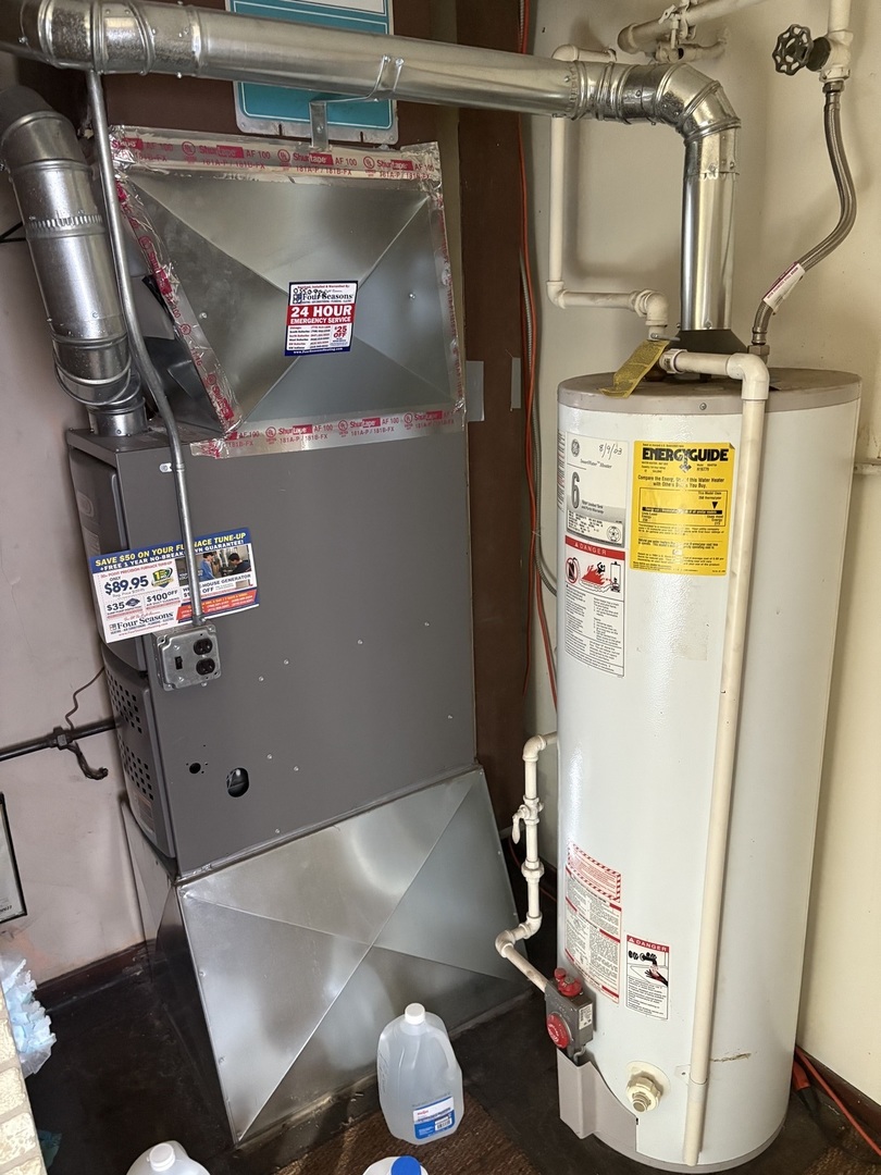 540 East 148th Place Harvey, IL 60426 - Photo 7 of 19 a room with water heater and a refrigerator