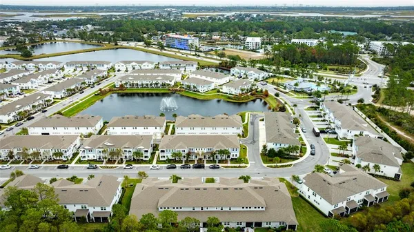 a picture of city view with lake view