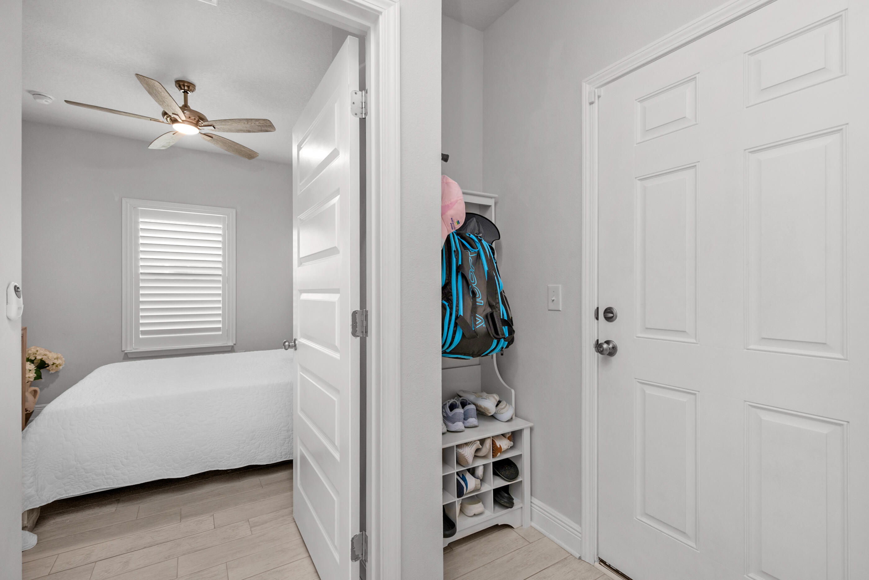 382 Lightning Bug Lane Freeport, FL 32439 - Photo 29 of 33 a bedroom with a bed and a window