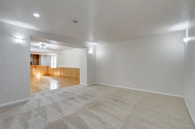 a view of empty room