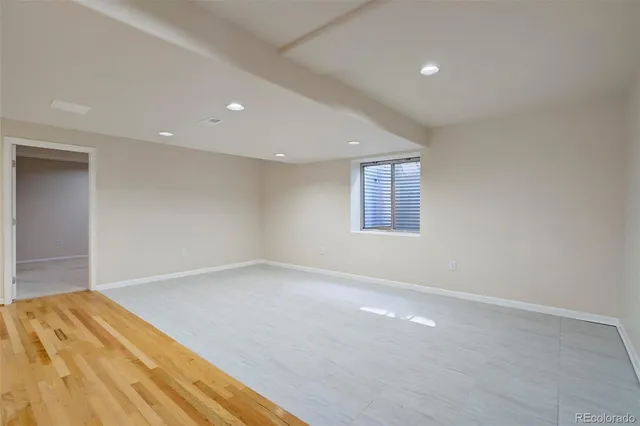 a view of empty room