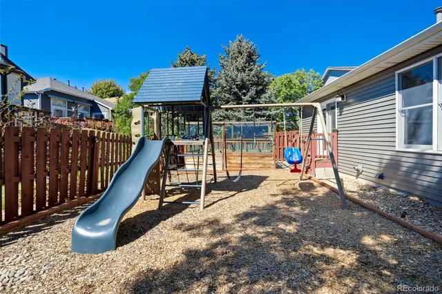 a view of a slide with a slide