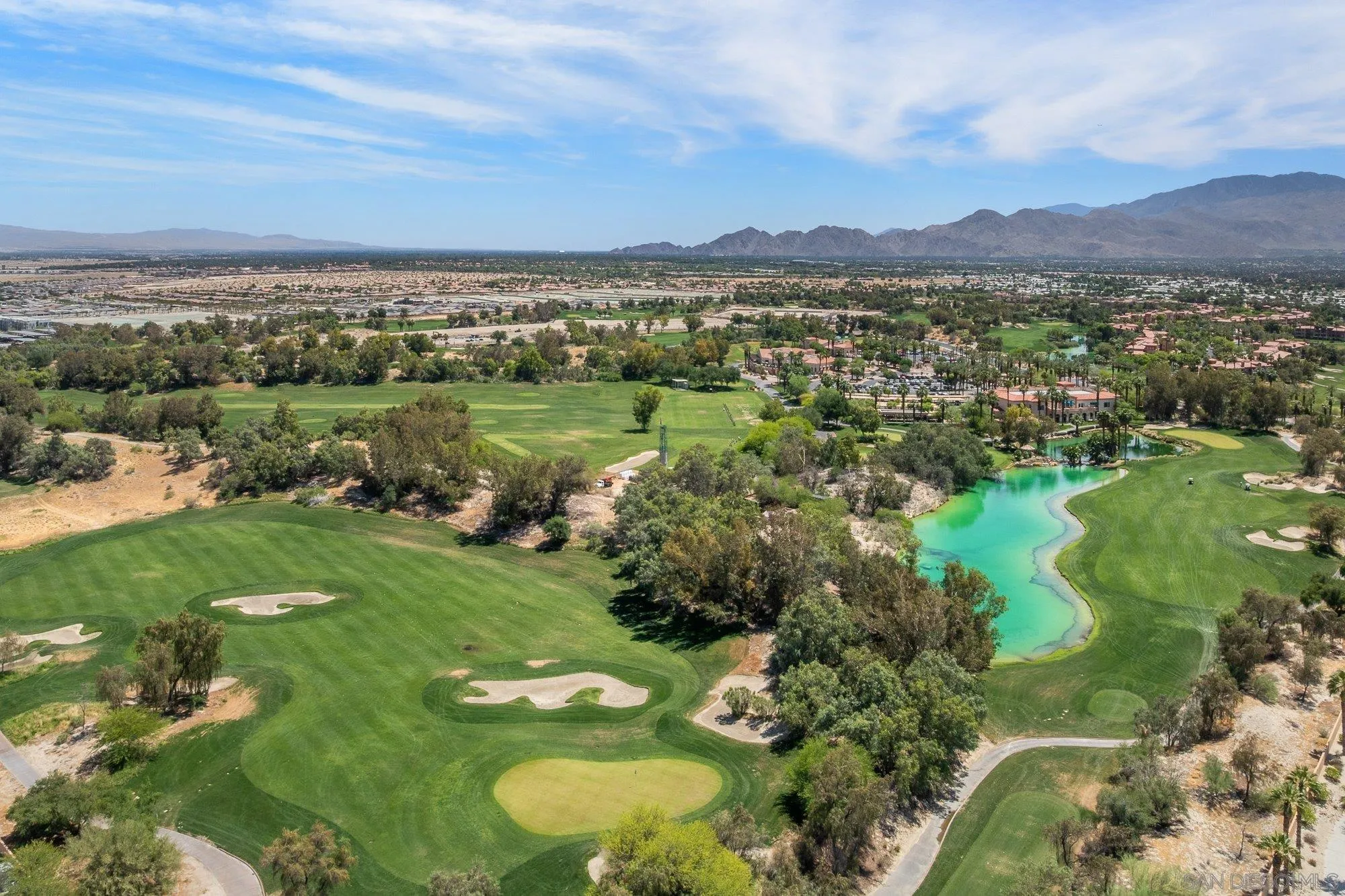 4 Chandon Court Rancho Mirage, CA 92270 - Photo 44 of 44 a view of a lake with a city