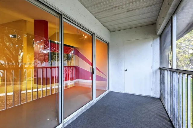 a view of an outdoor from balcony