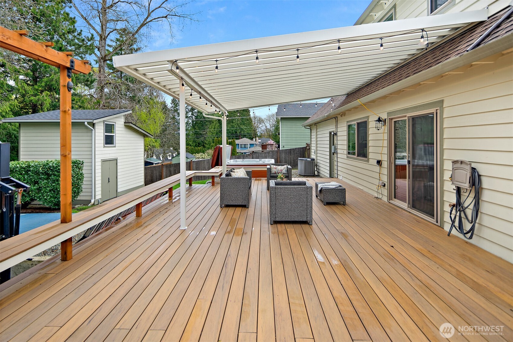 2219 236th Street Southeast Bothell, WA 98021 - Photo 25 of 34 a view of a patio with swimming pool