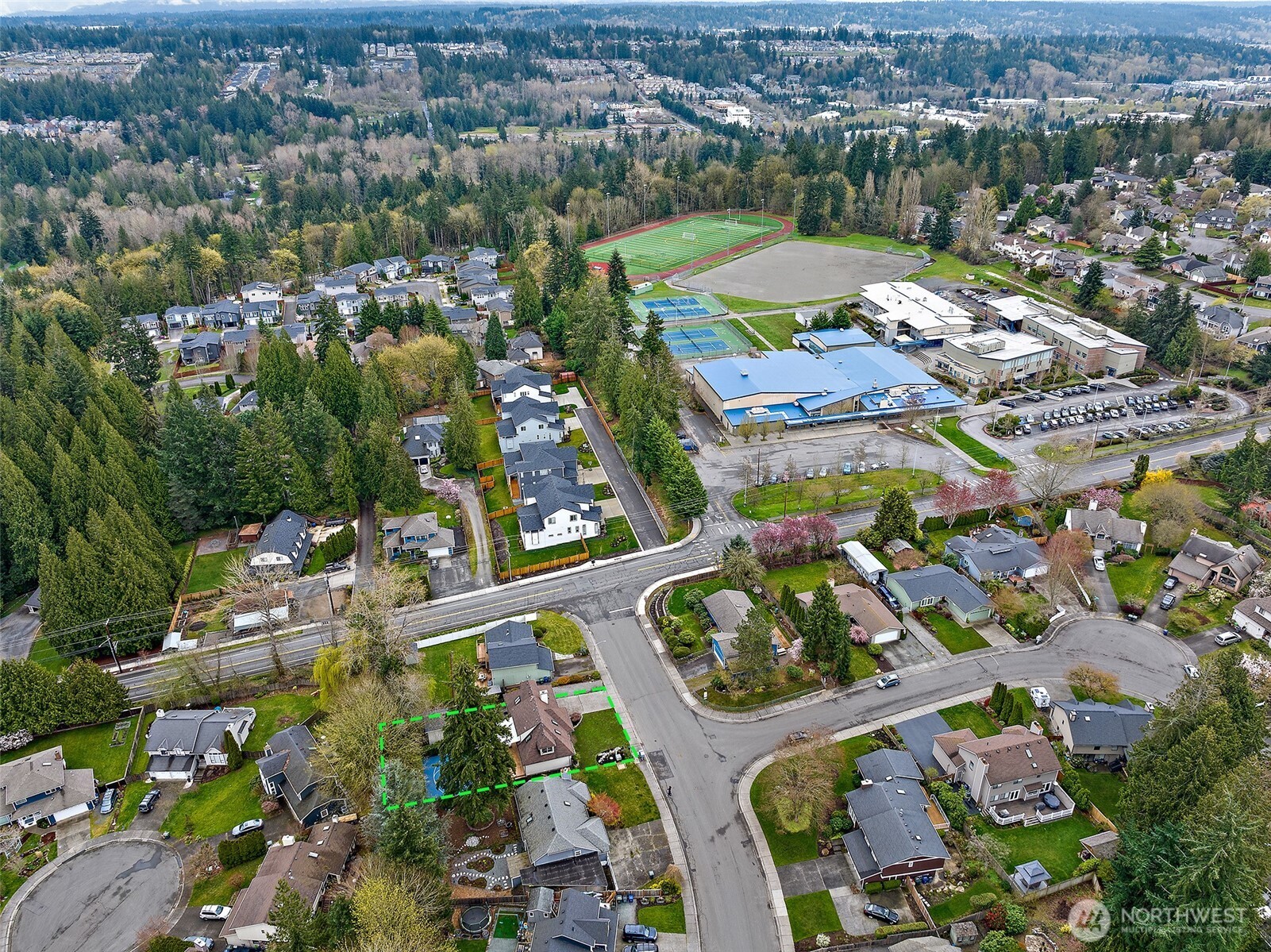 2219 236th Street Southeast Bothell, WA 98021 - Photo 33 of 34 an aerial view of residential houses with outdoor space