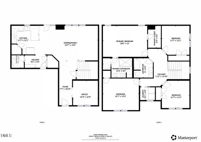 a picture of a wall with a white building