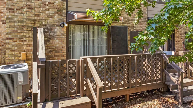a view of outdoor space with a garden