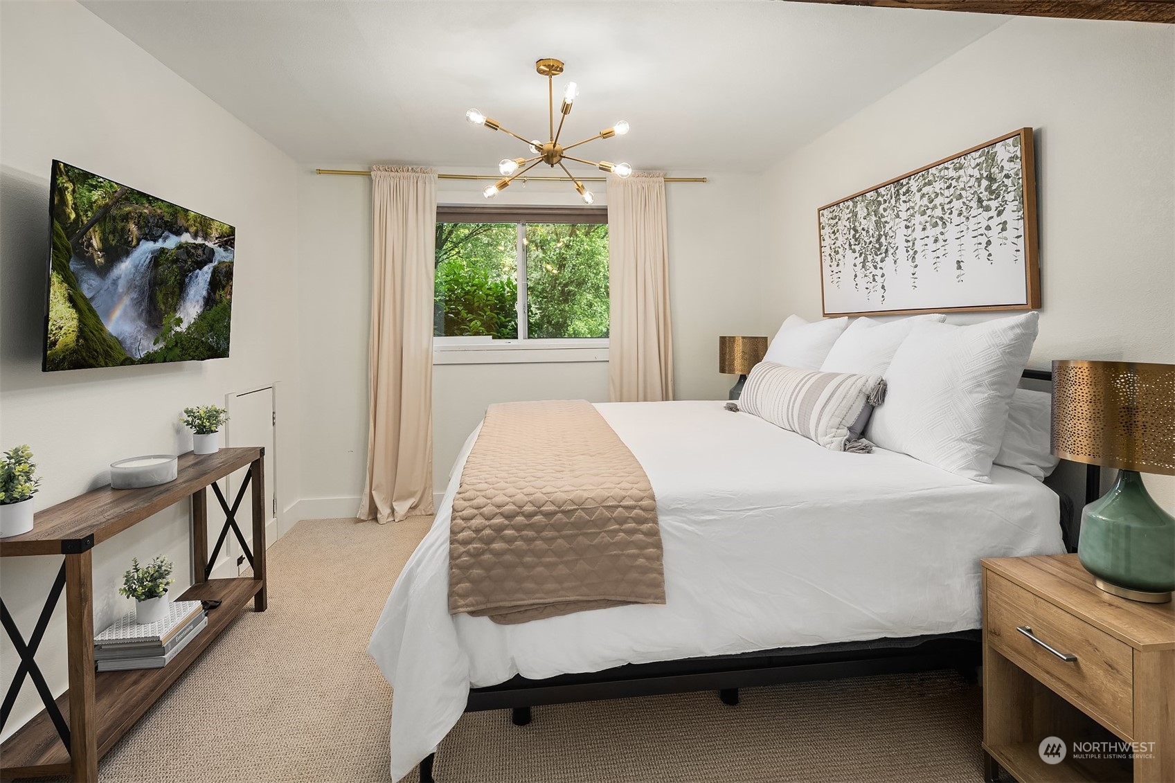 18216 19th Drive Southeast Bothell, WA 98012 - Photo 21 of 33 a bedroom with a bed and a flat screen tv