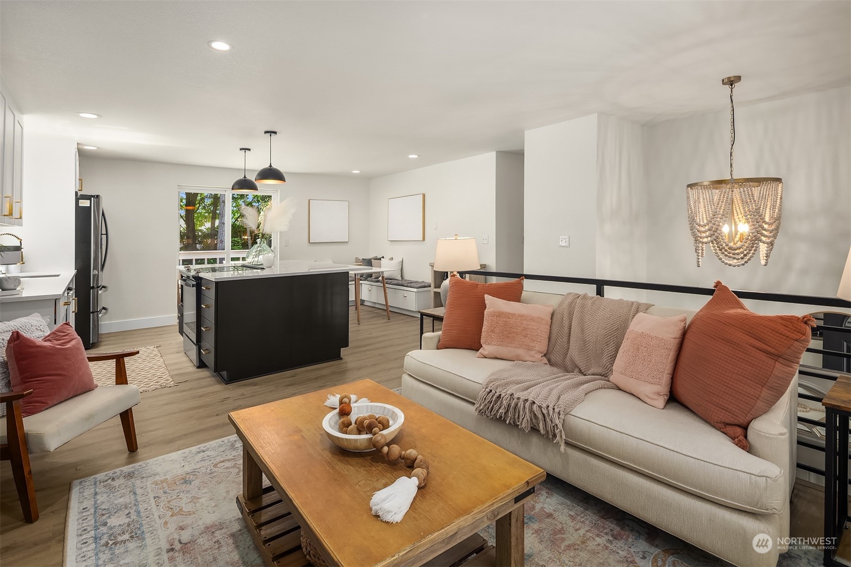 18216 19th Drive Southeast Bothell, WA 98012 - Photo 8 of 33 a living room with furniture and wooden floor