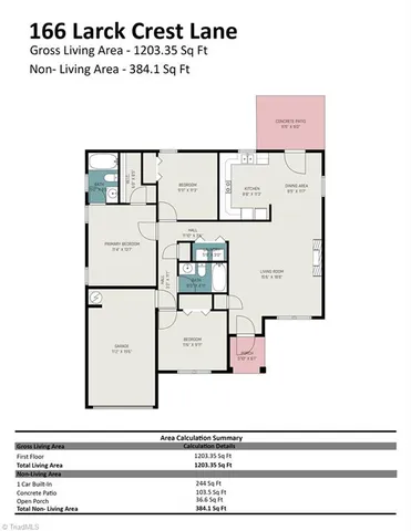 $275,000 | 166 Larck Crest Lane, Winston-Salem, NC 27107