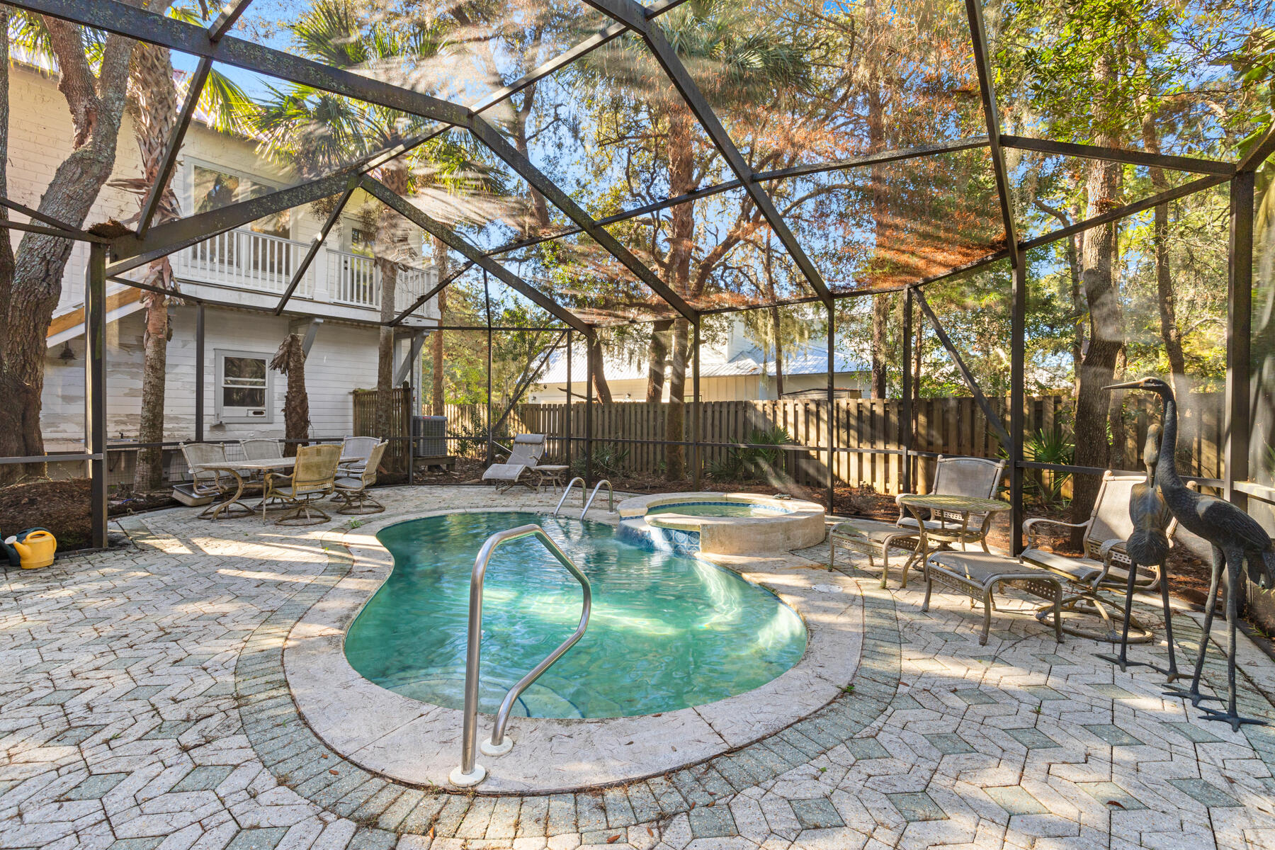 325 Botany Boulevard Santa Rosa Beach, FL 32459 - Photo 25 of 43 a view of a house with a backyard