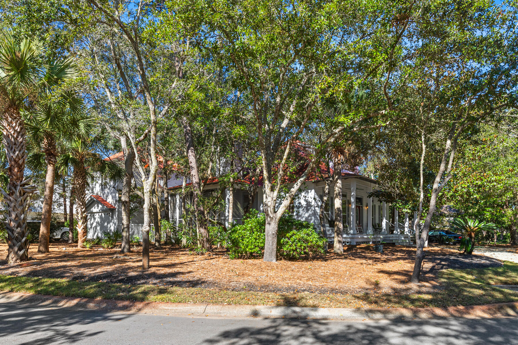325 Botany Boulevard Santa Rosa Beach, FL 32459 - Photo 32 of 43 a street view with large trees