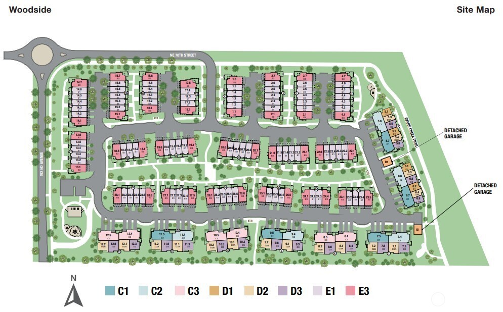 19288 Northeast 69th Circle, Unit 103 Redmond, WA 98052 - Photo 11 of 11 a black and white photo of a multi story building