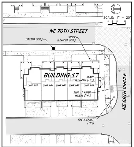 a black and white photo of a multi story building