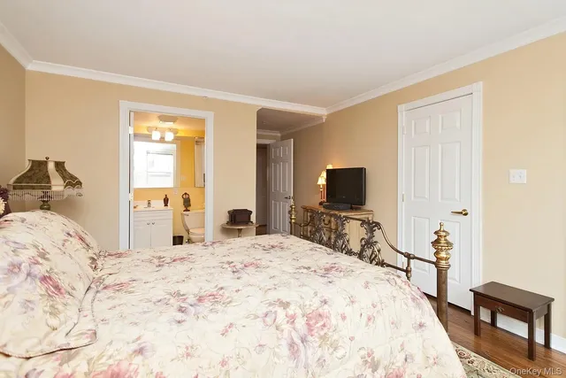 a bed room with a bed and a couch