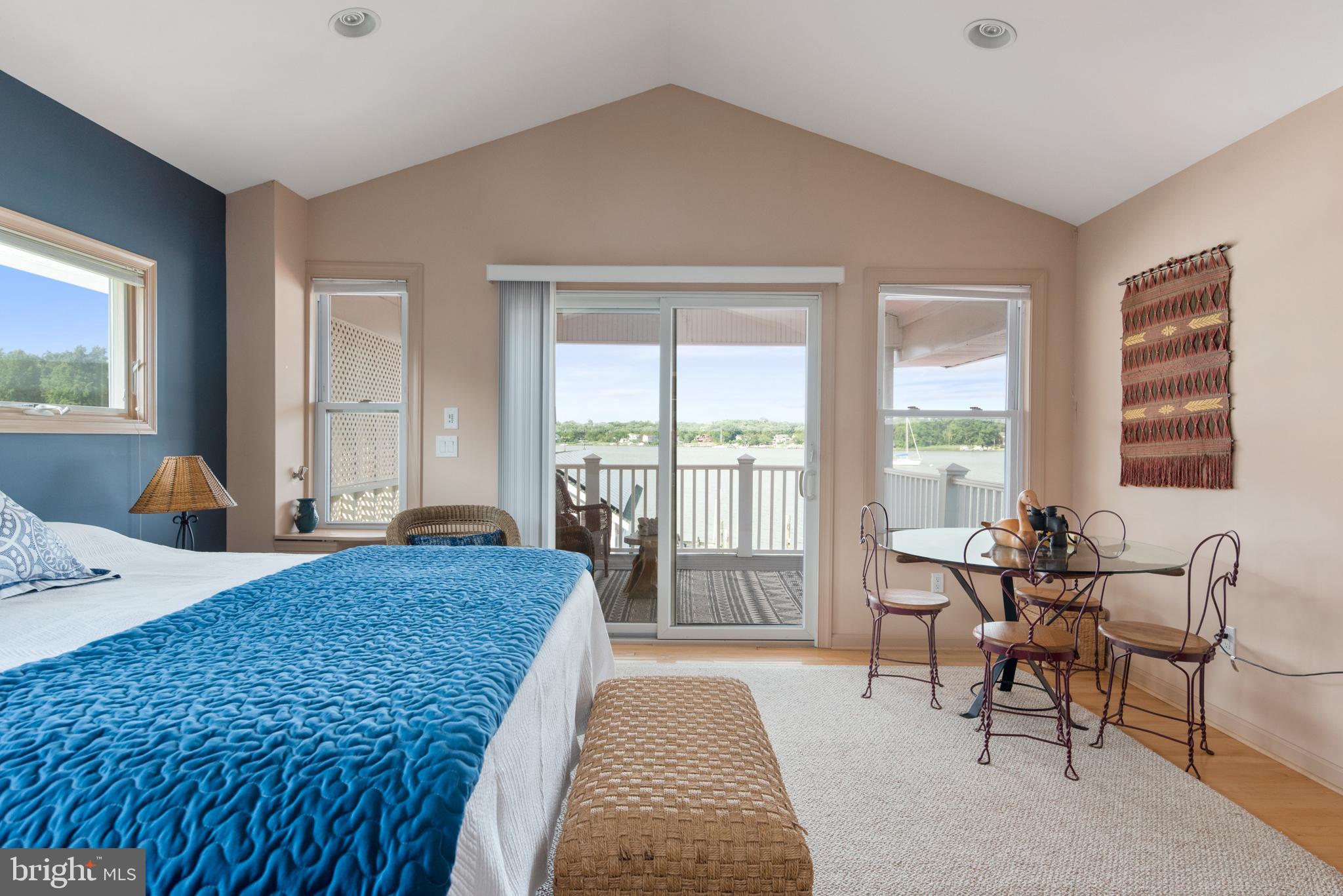 3731 Thomas Point Road Annapolis, MD 21403 - Photo 39 of 90 Upper level primary bedroom #2 with deck