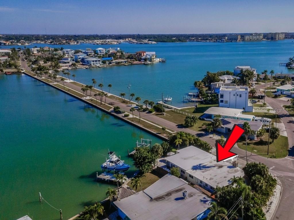 16101 Redington Drive Redington Beach, FL 33708 - Photo 6 of 43 an aerial view of a house with a ocean view