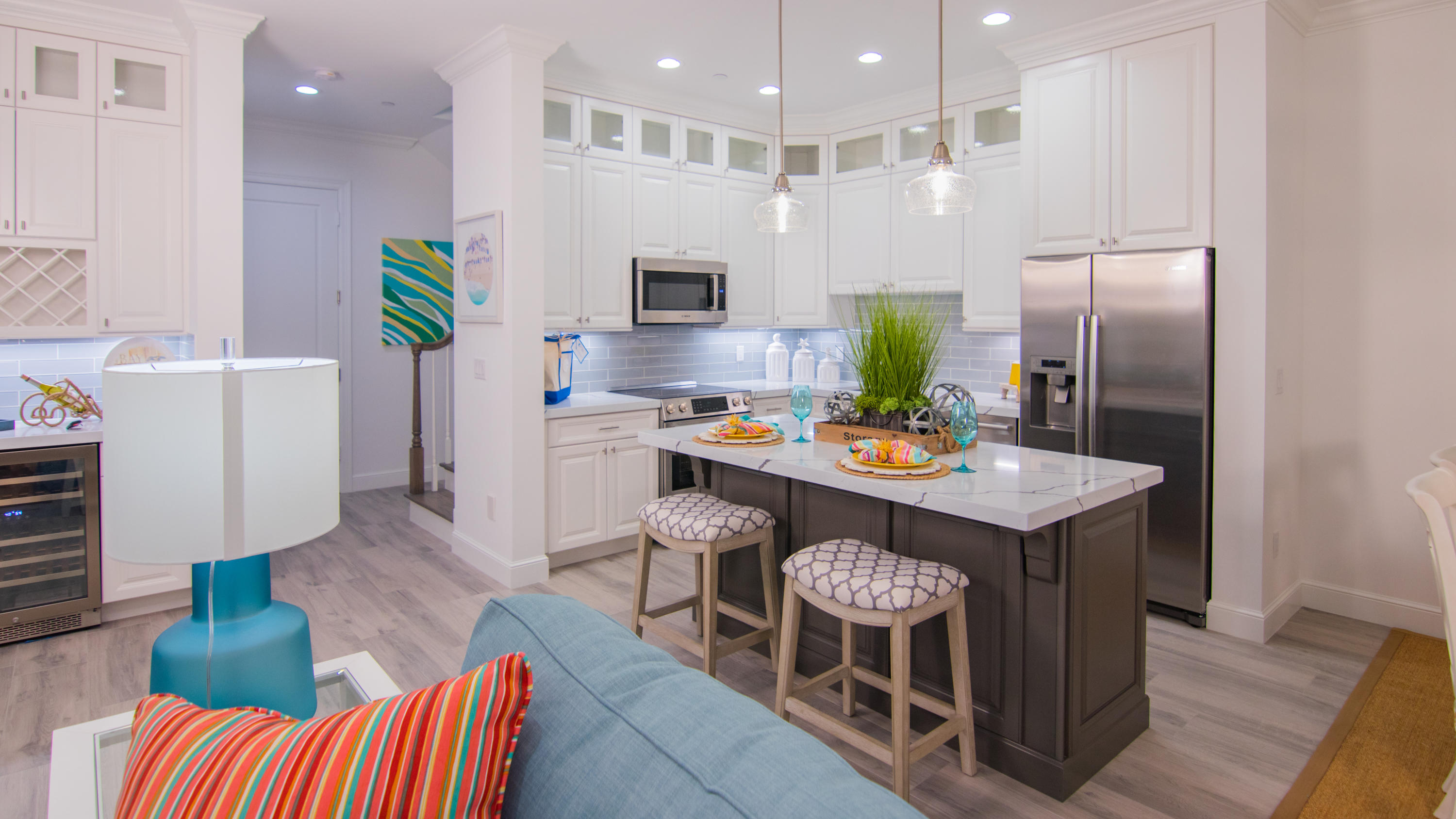 203 Inlet Waters Circle Jupiter, FL 33477 - Photo 4 of 12 a kitchen with stainless steel appliances granite countertop sink microwave and refrigerator