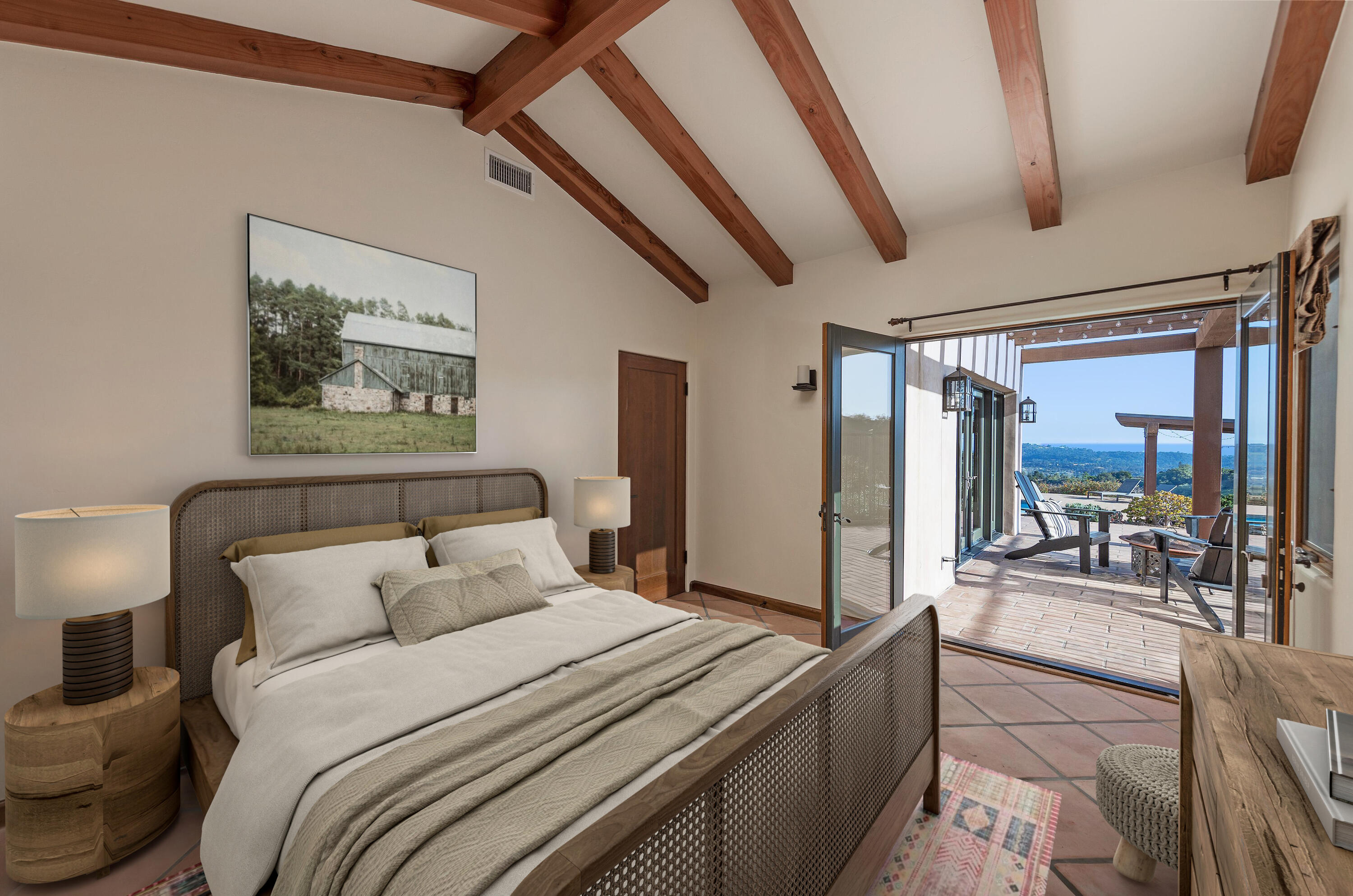 1300 Barger Canyon Road Santa Barbara, CA 93110 - Photo 27 of 36 Virtually Staged GH Bedroom