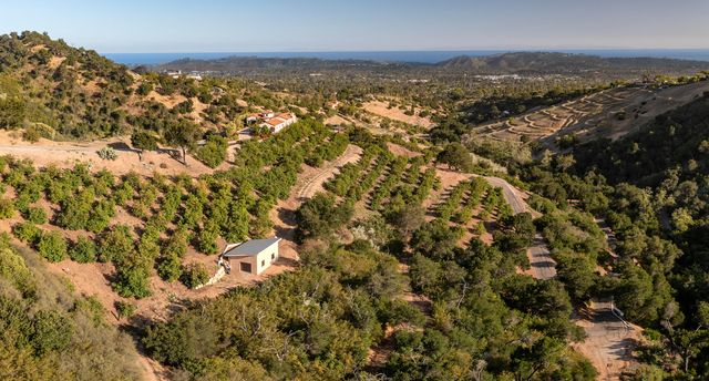 a view of city and mountain