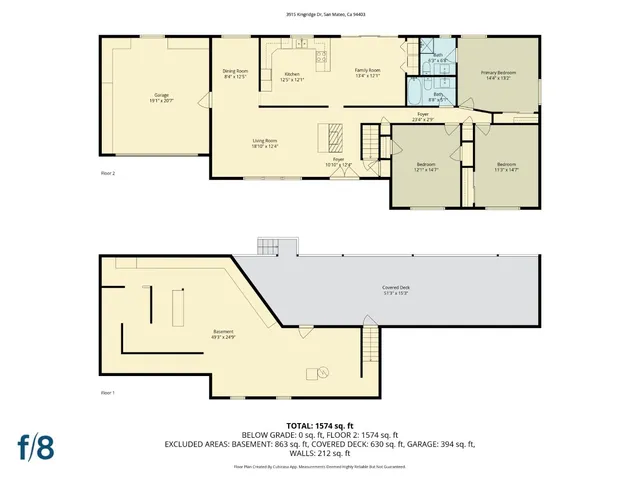 $1,450,000 | 3915 Kingridge Drive, San Mateo, CA 94403