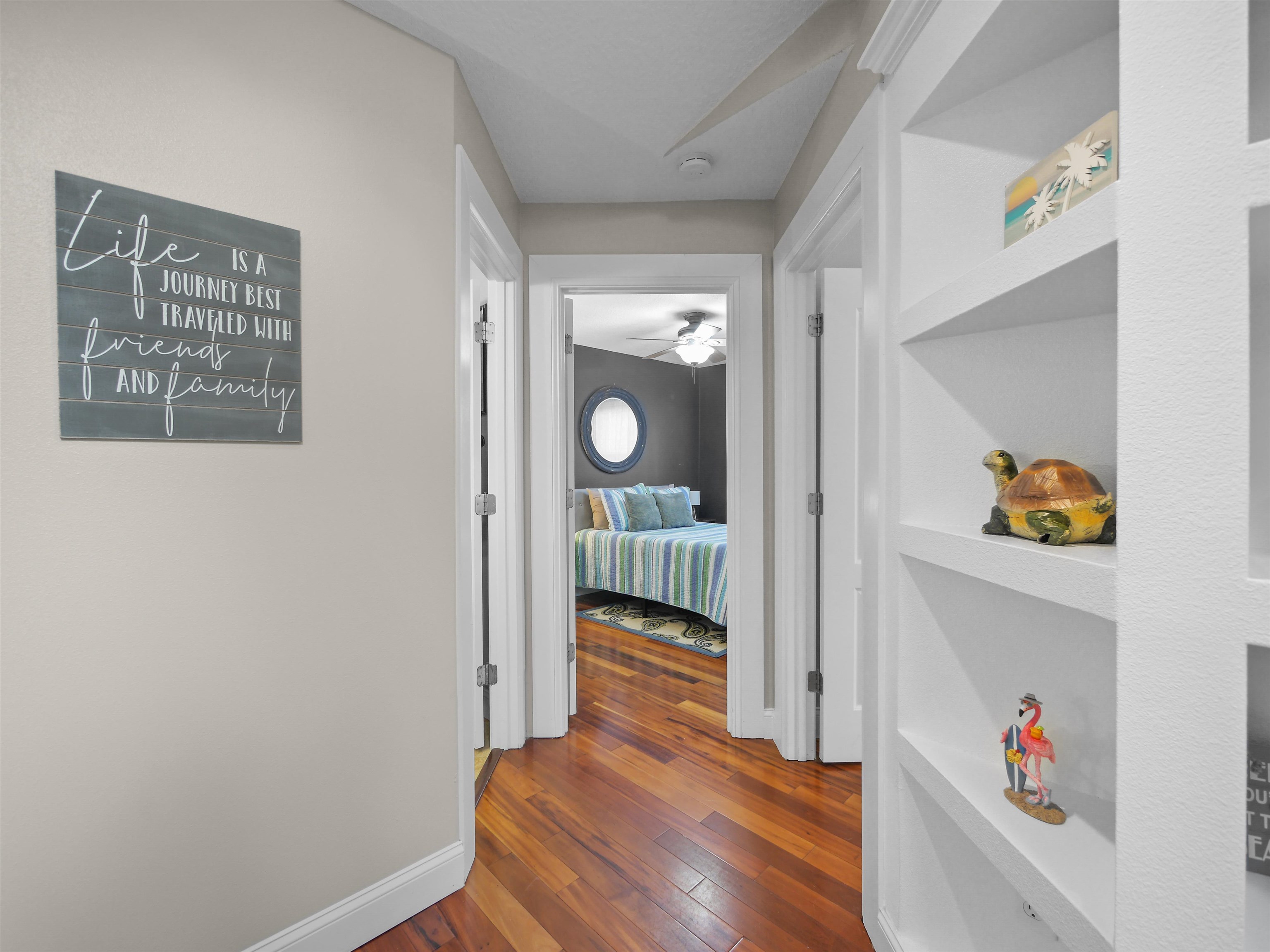 5301 1st Street St. Augustine, FL 32080 - Photo 18 of 36 a view of an entryway with wooden floor